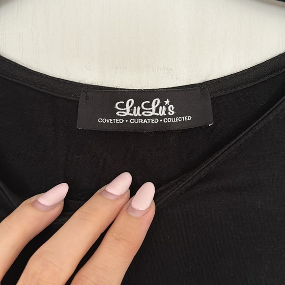 LULUS Essential Black Dress - Picture 3 of 3